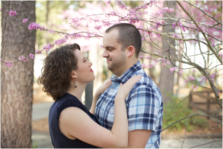 north carolina spring engagement photos, southern engagement photographers