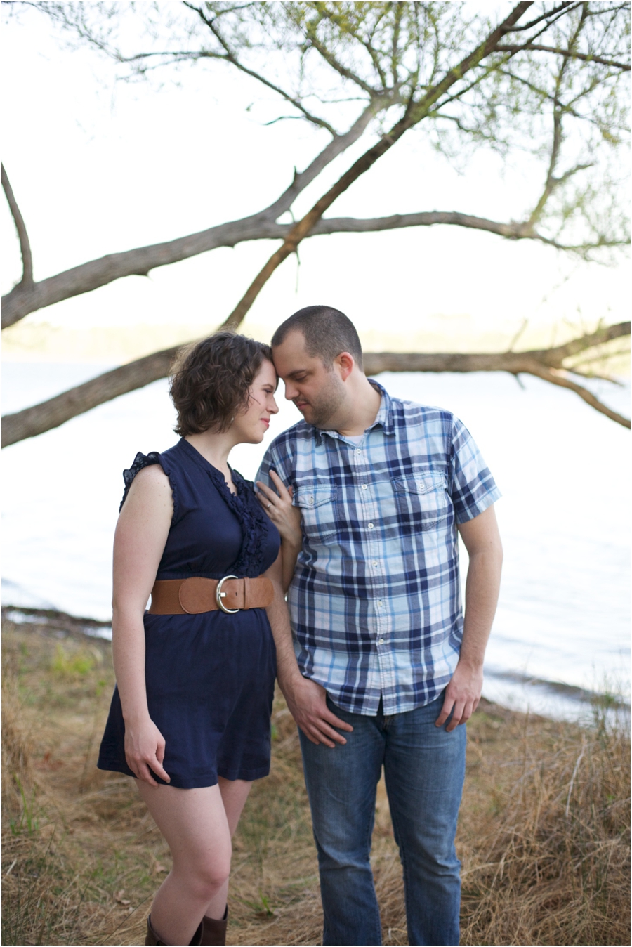 beautiful outdoor engagement portraits, southern engagement photographers