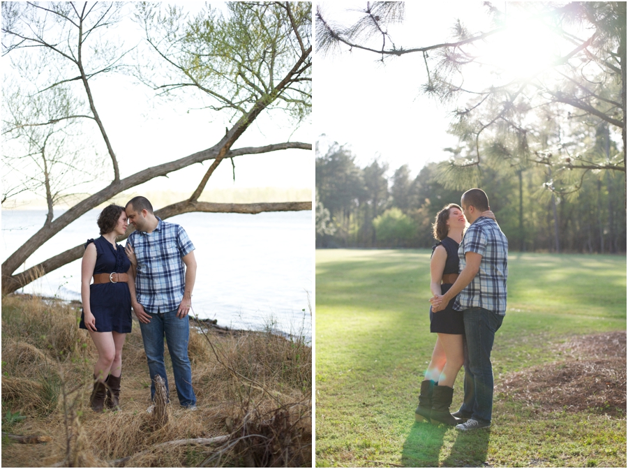 lakeside engagement photography, southern engagement photographers