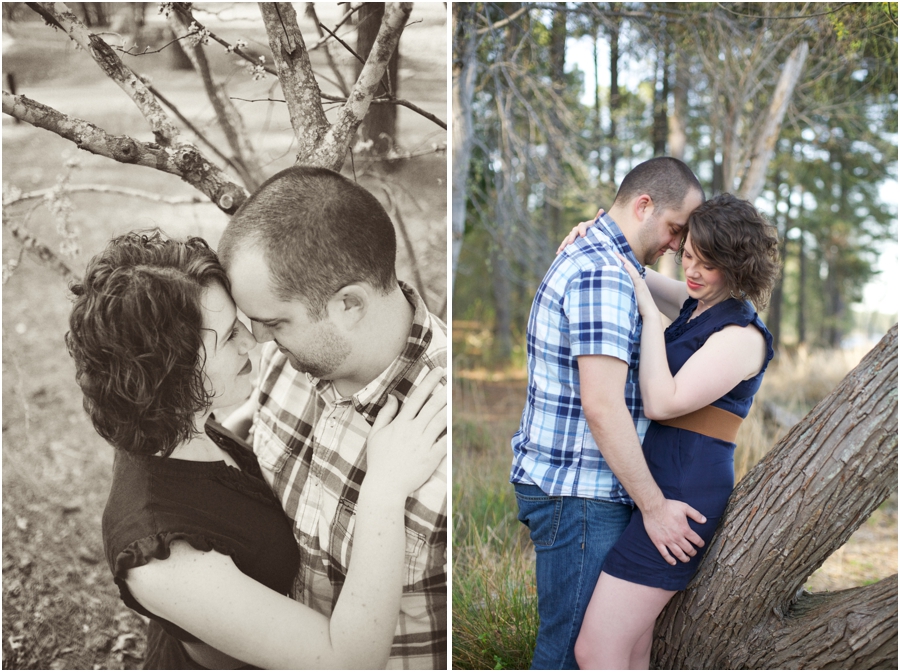 vintage engagement photos, romantic engagement photography