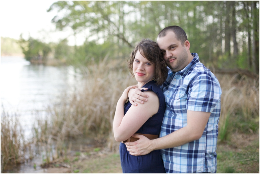 lakeside engagement photography, raleigh nc southern engagement photographers