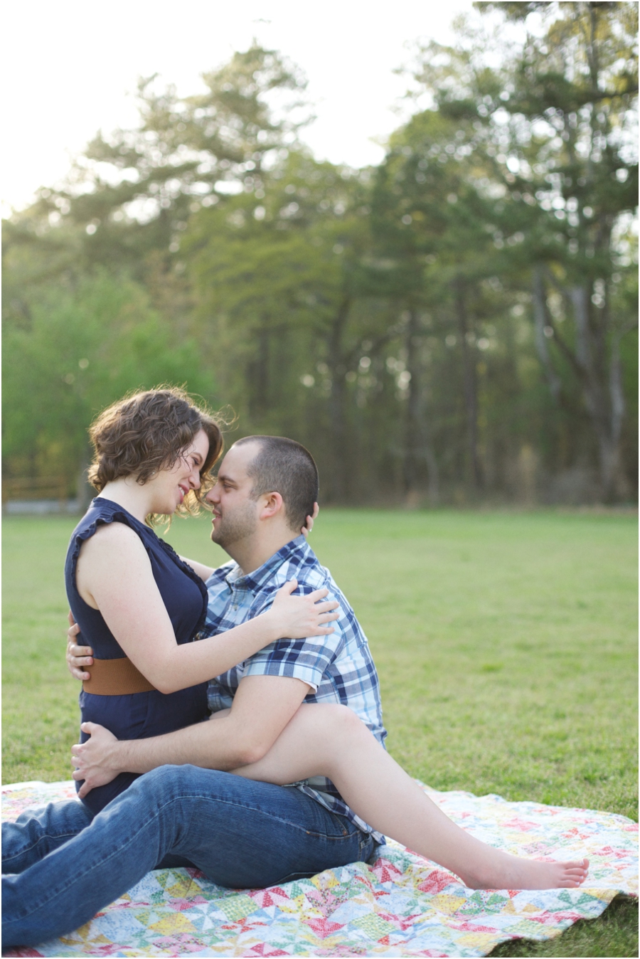 picnic engagement photography, raleigh nc engagement photographers