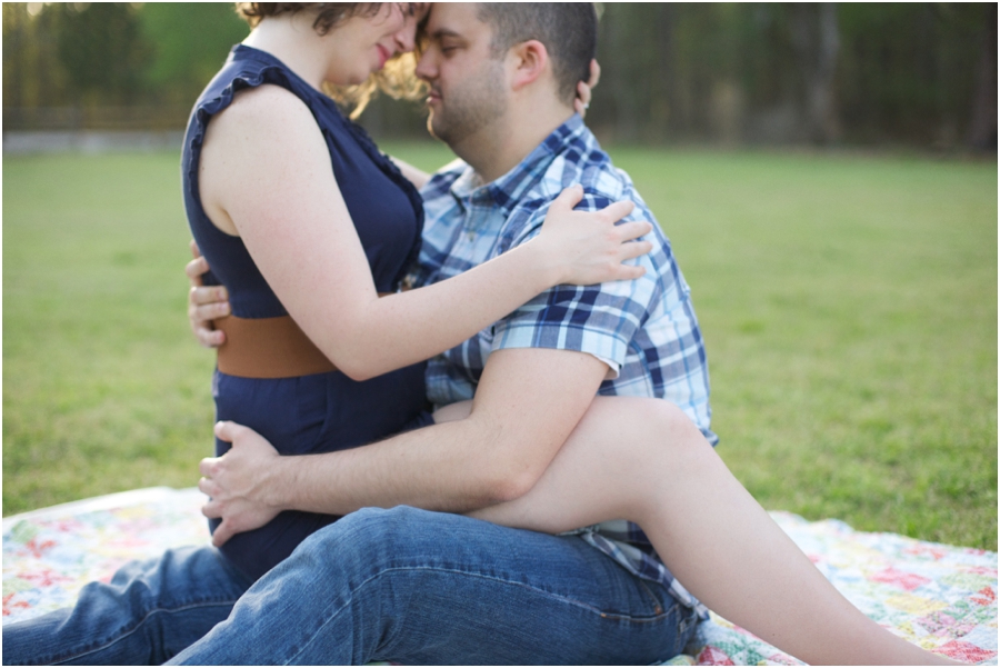romantic engagement photography