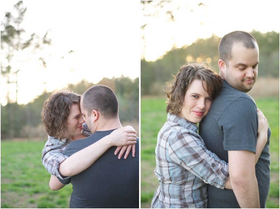 romantic engagement photography, southern couple's photography