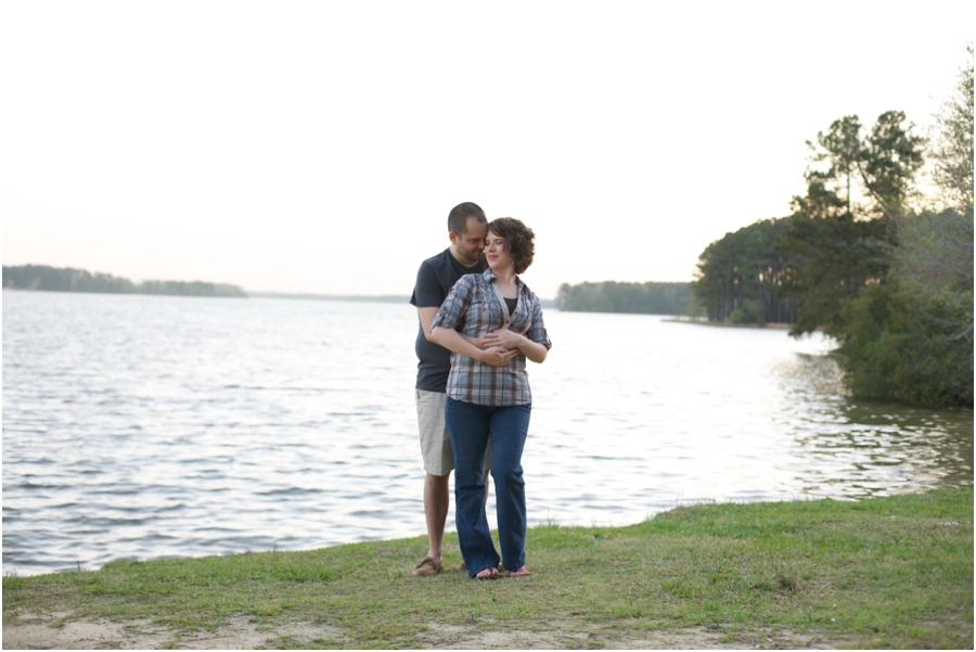 harris lake engagement photography