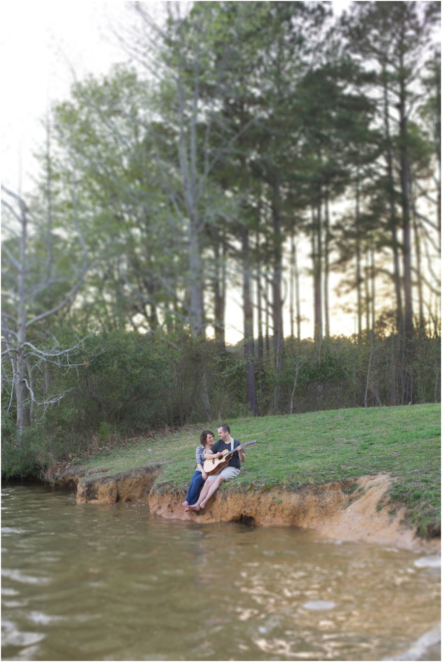 harris lake engagement photography, romantic north carolina engagement photos