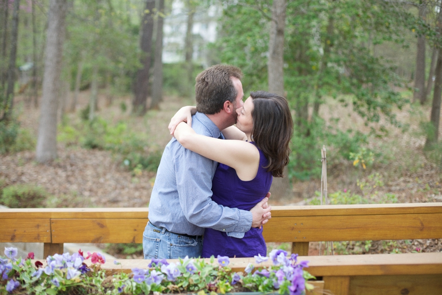 intimate southern engagement photography