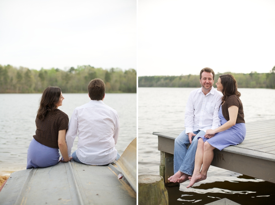 southern engagement photography, lakeside couples photography