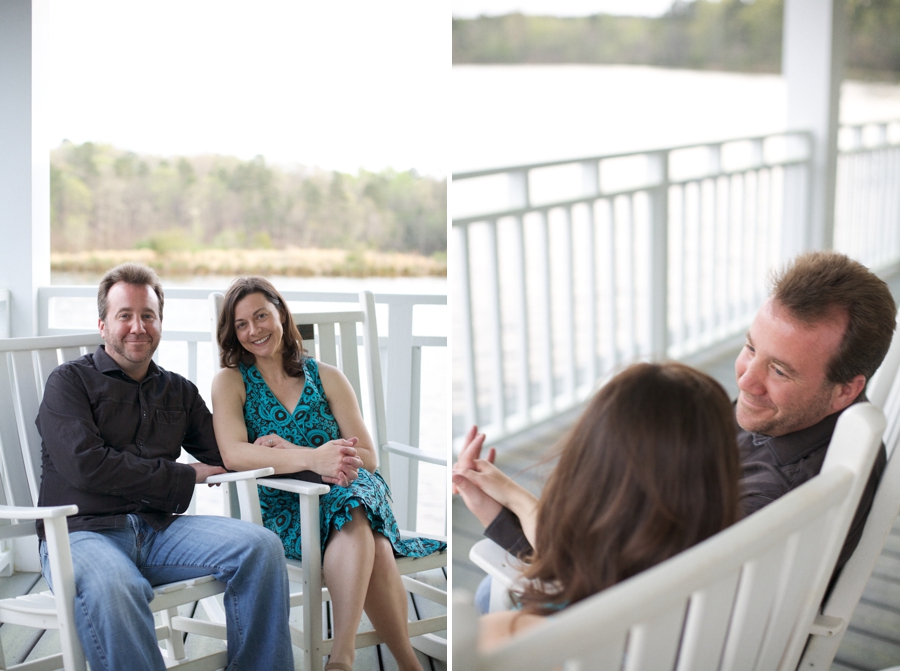 waterfront engagement photography, raleigh nc couples photographer