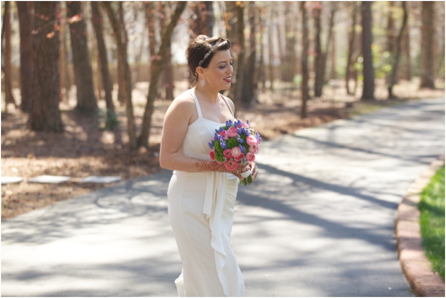 first look bridal, southern rustic wedding photographers