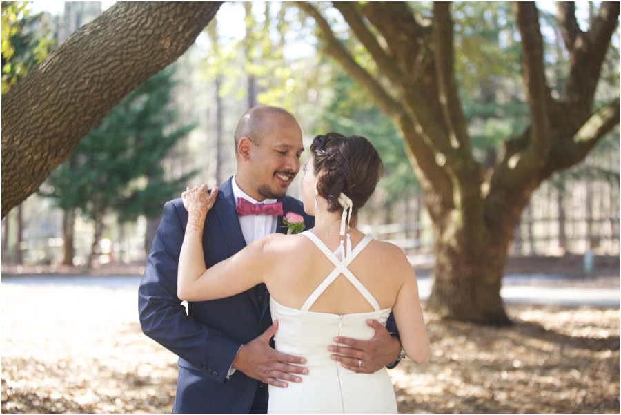 romantic wedding portraits, southern rustic wedding photographers