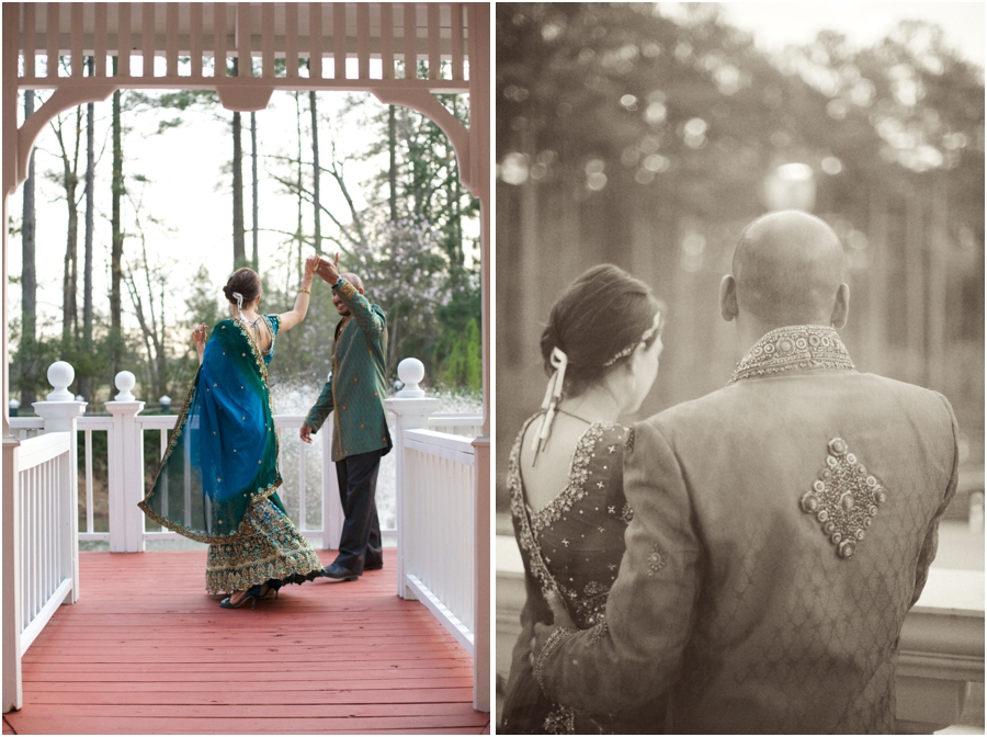 romantic indian wedding portraits, vintage wedding photographers