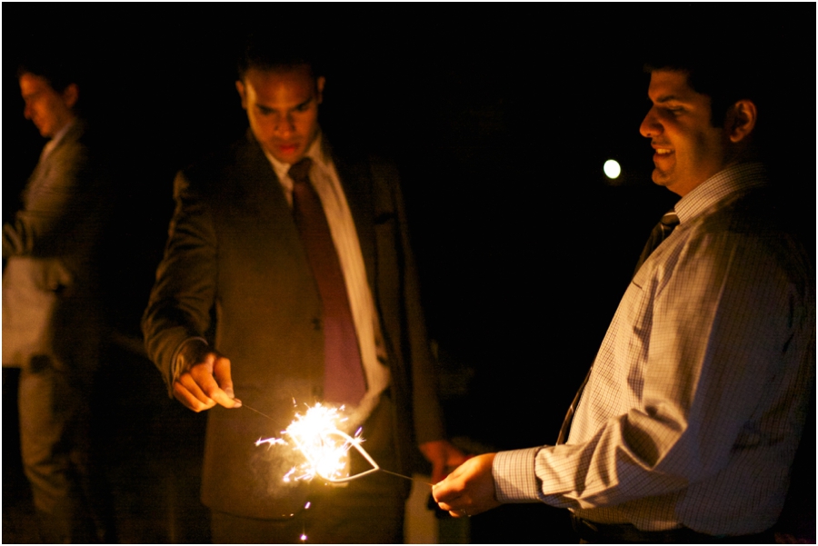 heart-shaped sparklers for a fun exit 