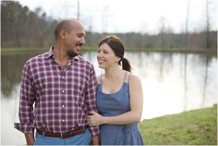 lakeside engagement photography, north carolina