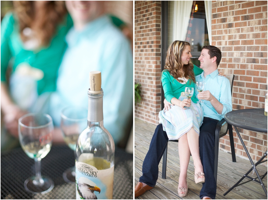 vineyard engagement photography, southern engagement photographers