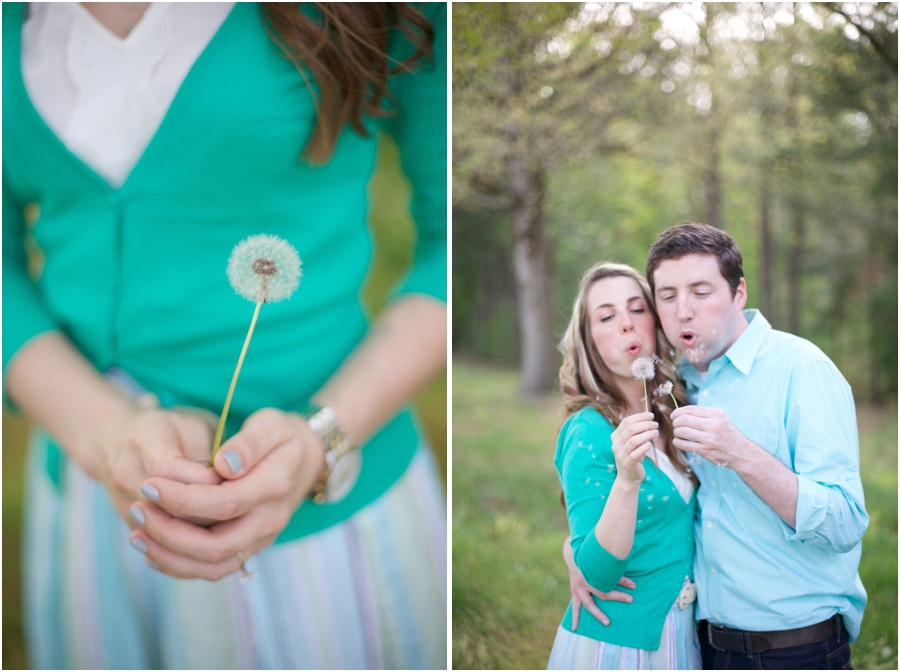 make a wish, romantic engagement photography