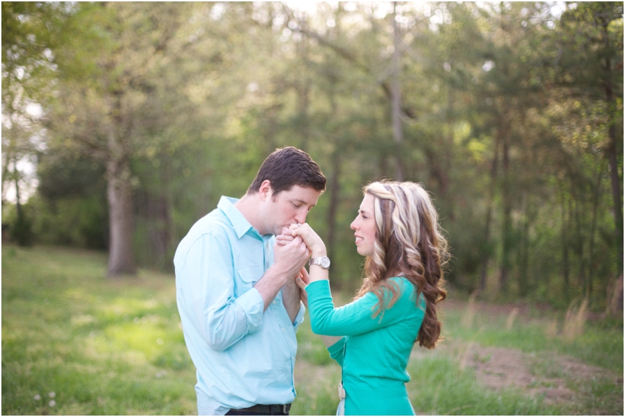 romantic engagement portrait poses, nc vineyard engagement photography