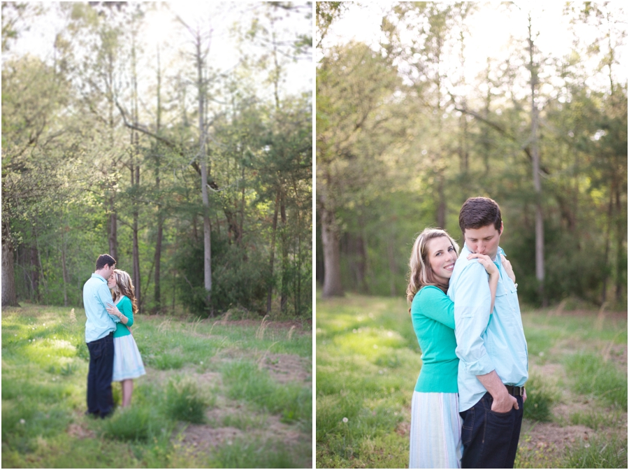 intimate southern engagement photography, rustic engagement photographers