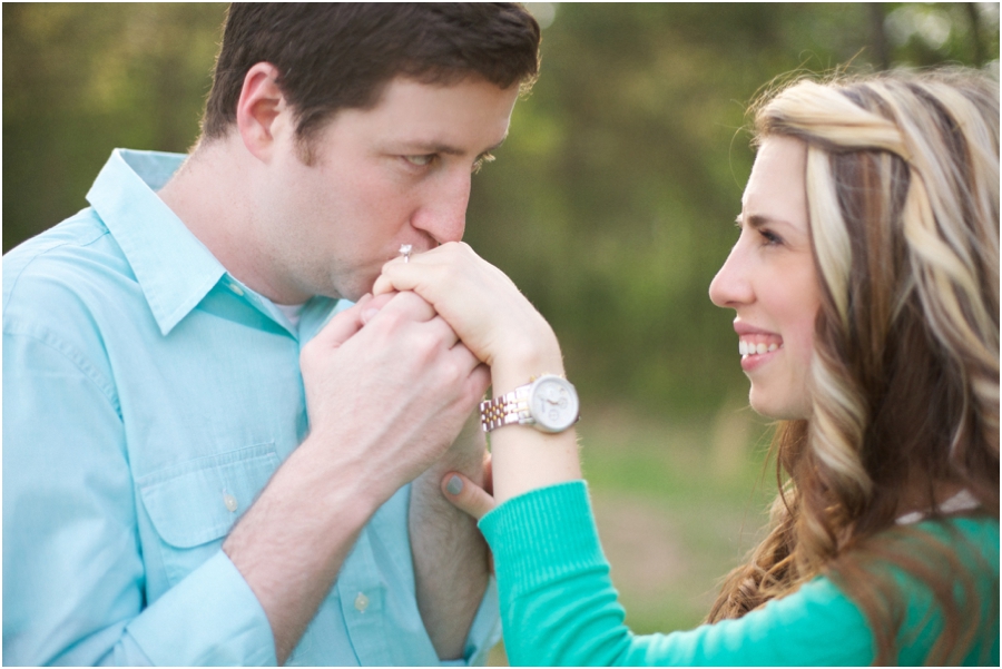 romantic engagement photography