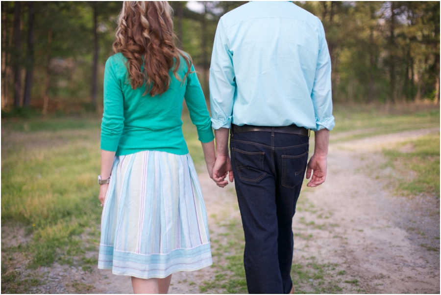 romantic southern engagement photographers, raleigh nc