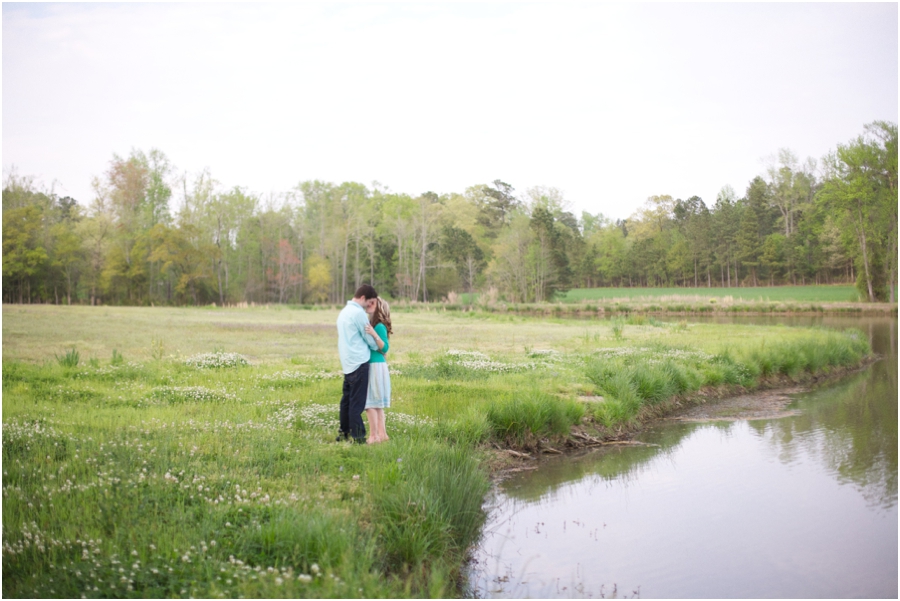 romantic north carolina engagement photography