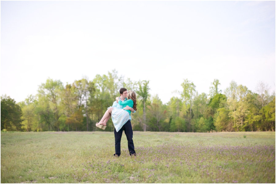 romantic north carolina engagement photography 