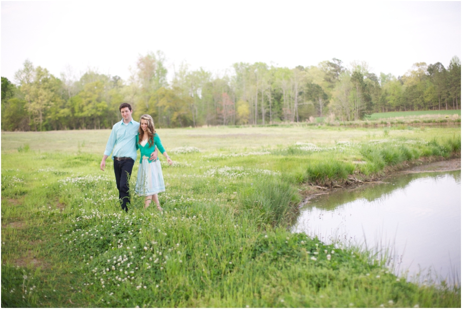 romantic engagement photography, raleigh nc