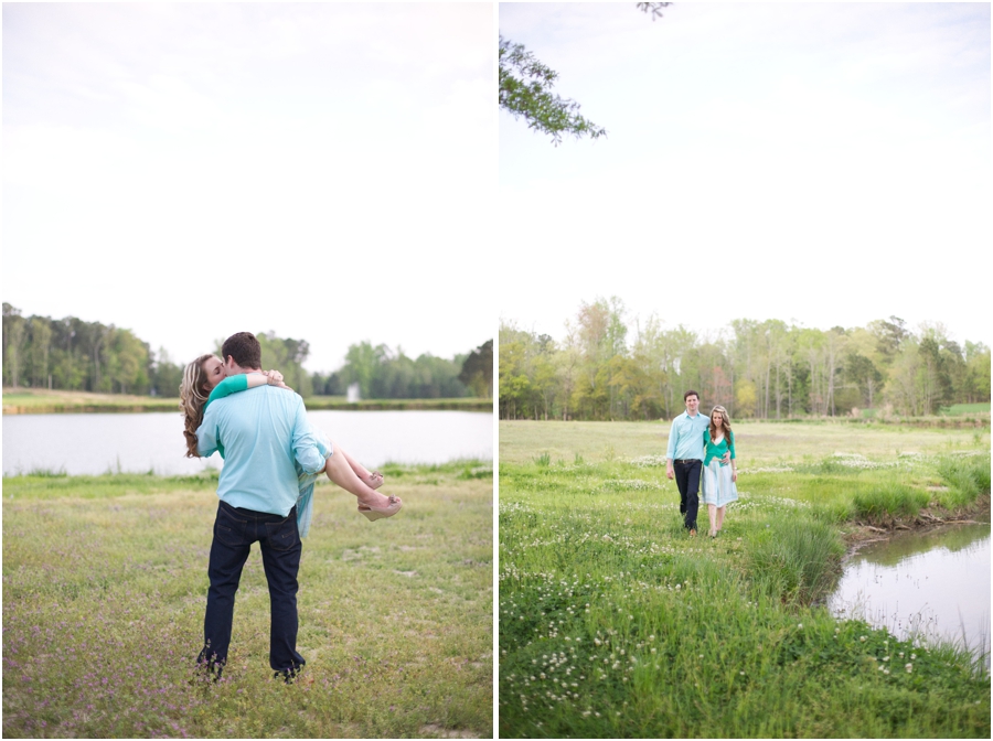 intimate engagement photographers, nc vineyard engagement photography