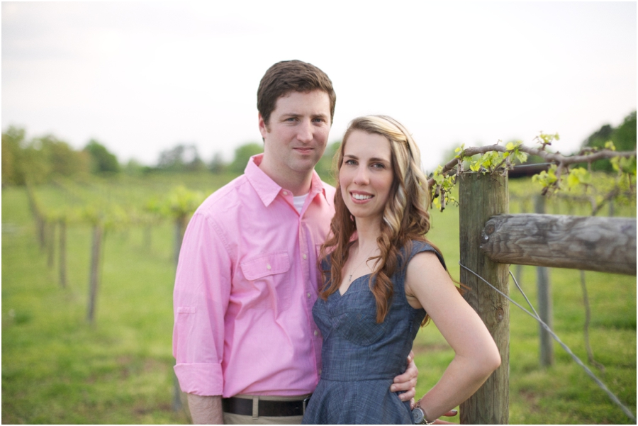 rustic engagement photographers, nc vineyard engagement photography 