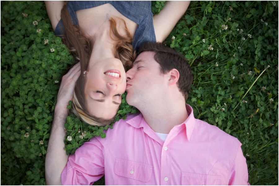 beautiful spring engagement photography