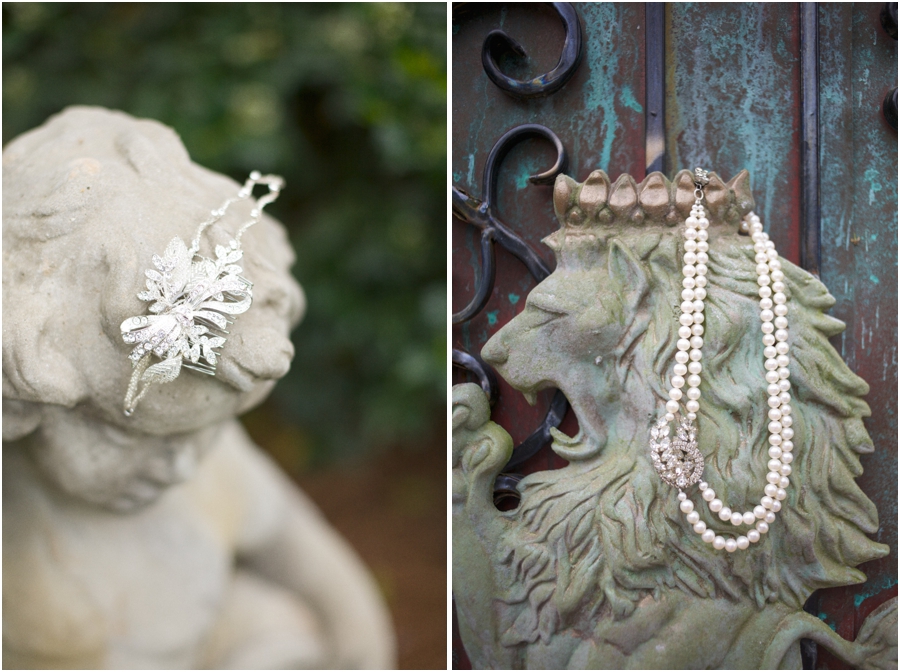 vintage bridal jewelry, romantic vintage wedding photography