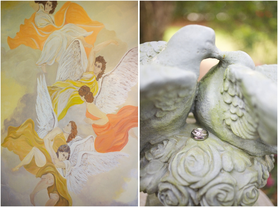 barclay villa wedding photography, romantic ring shots