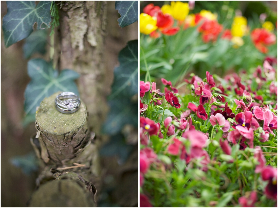 rustic ring shots, garden wedding photography