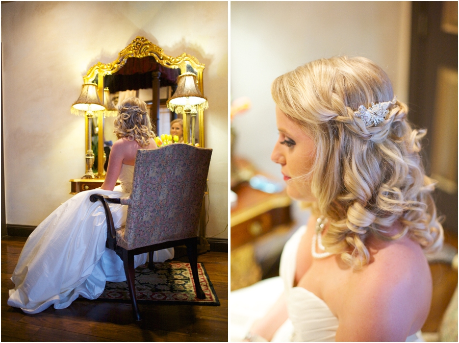 vintage wedding photography, southern bridal portraits