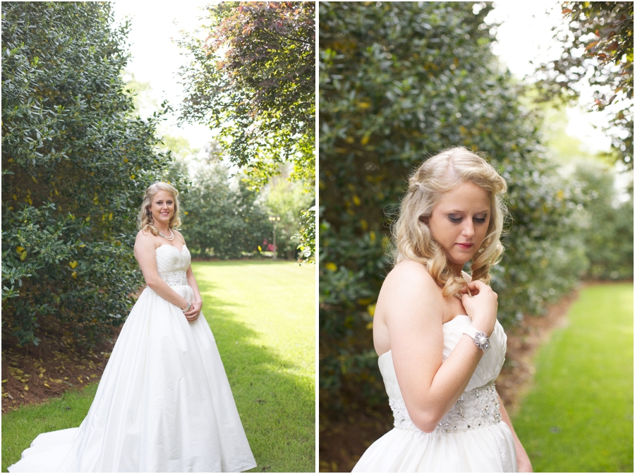 barclay villa bridal photography, southern bridal portraits