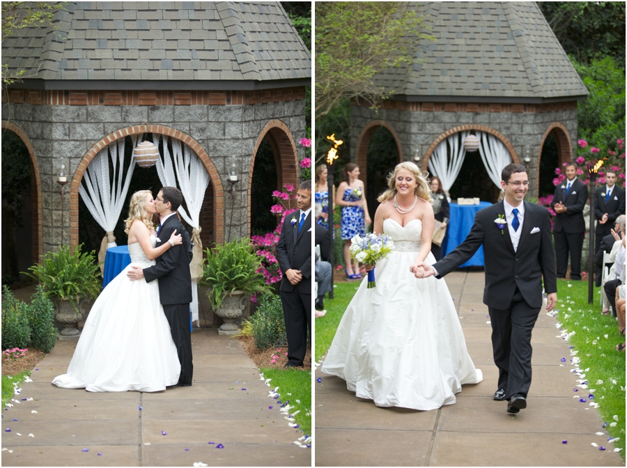 romantic garden wedding photography, southern wedding photographers
