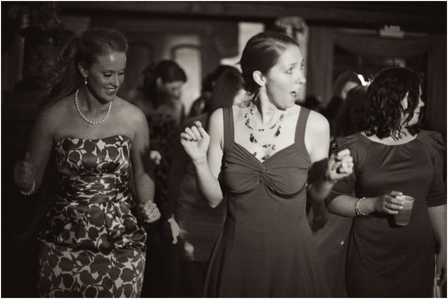 guests dancing at barclay villa reception, vintage wedding photographers, raleigh nc