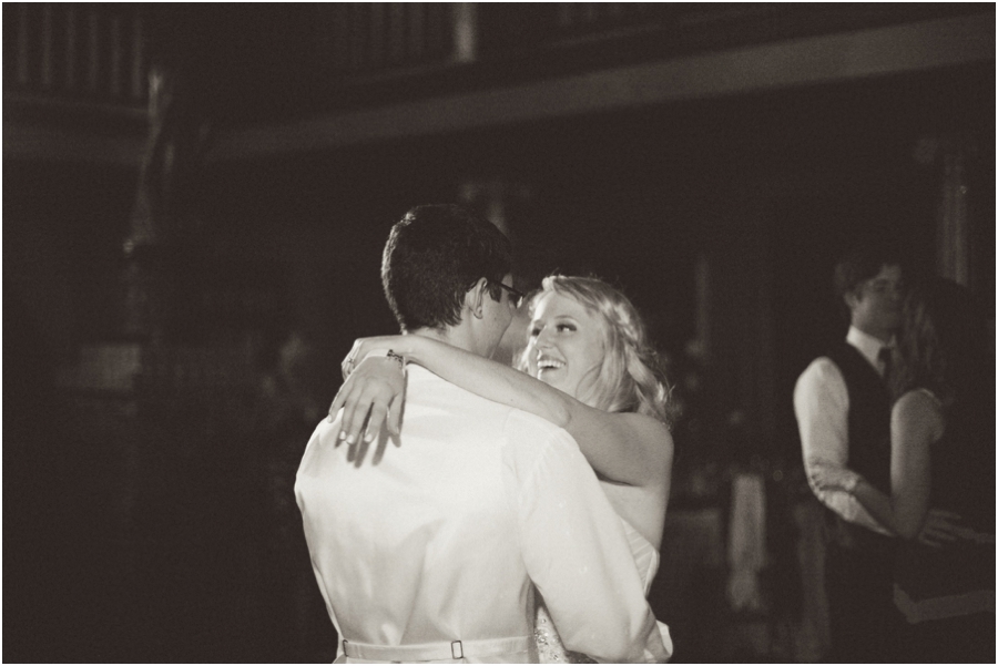 bride and groom on the dance floor, vintage wedding photographers, raleigh nc