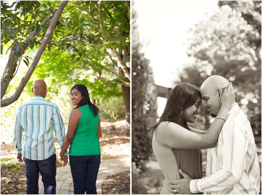 romantic engagement photography, modern vintage couple's portraits