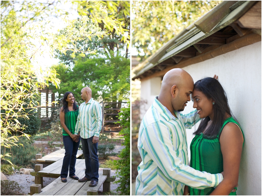garden couple's photography, southern engagement photographers