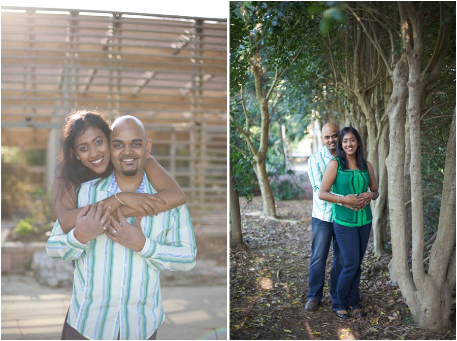 garden couple's photography, outdoor engagement photographers