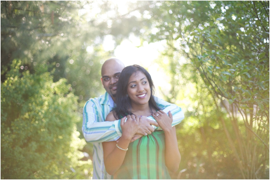 sunlit engagement photography, southern engagement photographers