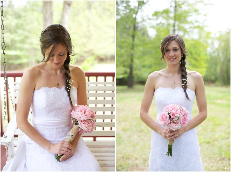 southern bridal portraits, spring wedding photography