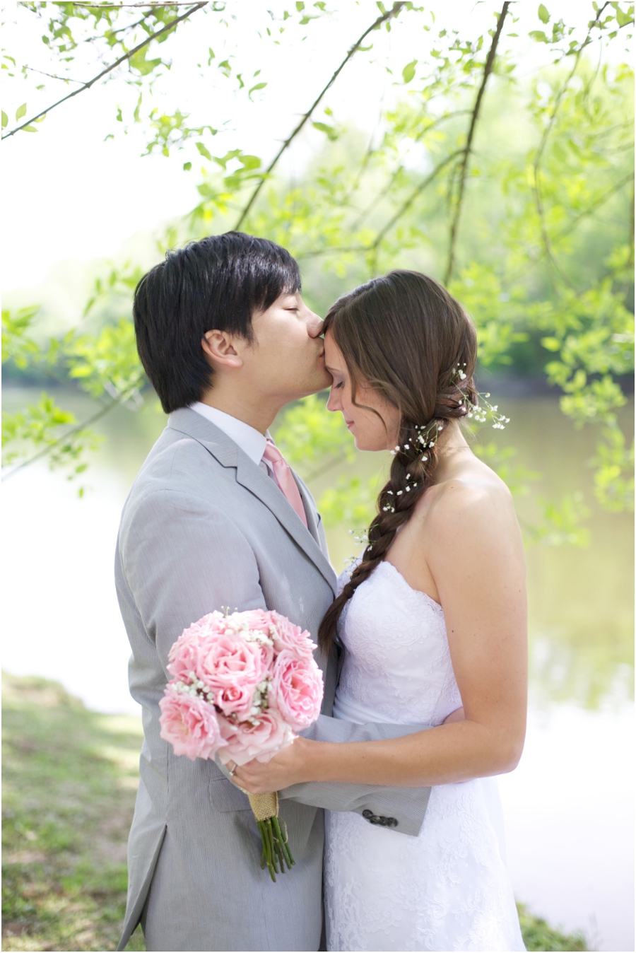 romantic spring wedding portraits, southern wedding photographers