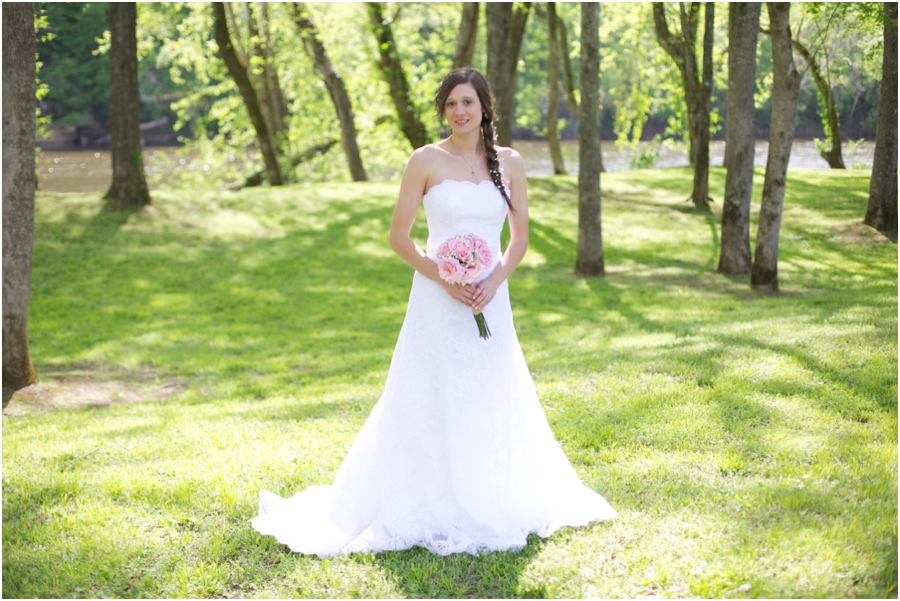beautiful spring bridal photography, raleigh nc