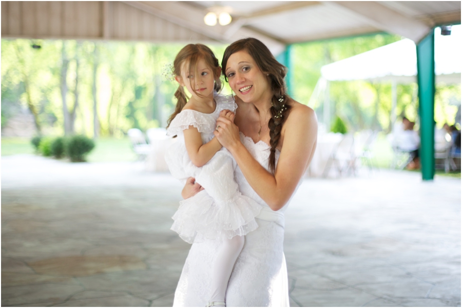 bride dancing with flowergirl, southern wedding photographers
