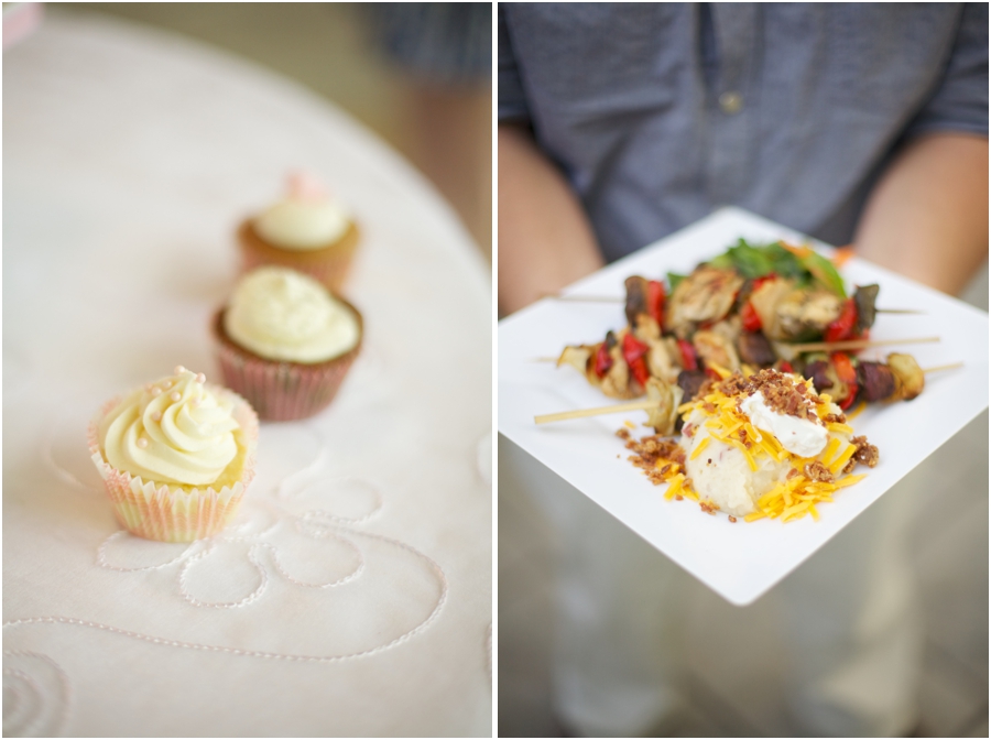 cupcakes at wedding reception, wedding reception food inspiration