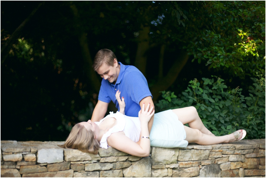 romantic engagement photography, raleigh nc