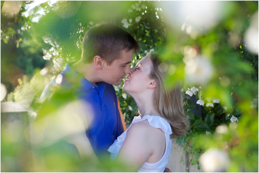 romantic engagement photography, raleigh nc