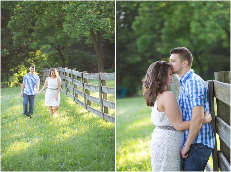 rustic summer engagement photography, southern engagement photographers